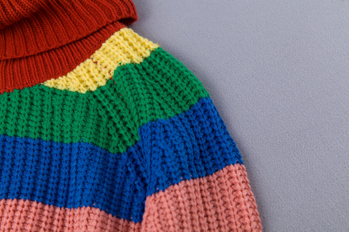 Desirée - Jersey de rayas Rainbow para mujer