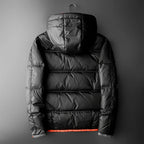 Chaqueta acolchada con capucha y forro contrastante - Mark