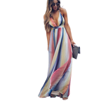 Erika - Vestido largo diseño multicolor