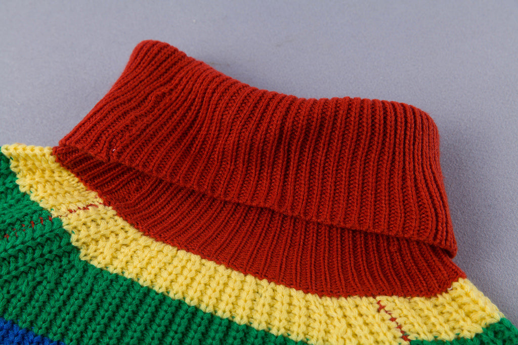 Desirée - Jersey de rayas Rainbow para mujer