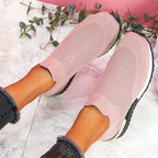 Adriana - Cómodas zapatillas lisas