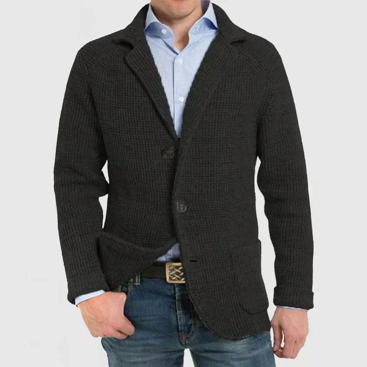 Elegante cárdigan de hombre para los negocios y el ocio