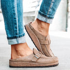 Zapatillas mujer corcho plantilla anatómica transpirable nubuck – Ilma