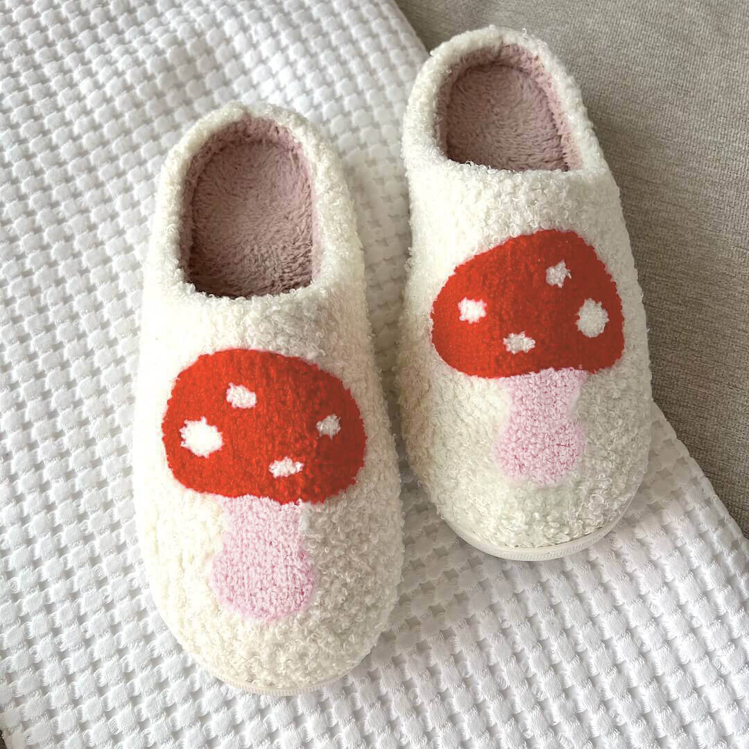 Zapatillas de casa para mujer con corazones - Valery