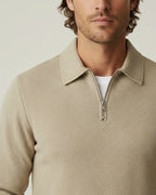 Jersey de hombre con cuello polo y cremallera - Gauthier