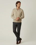 Jersey de hombre con cuello polo y cremallera - Gauthier