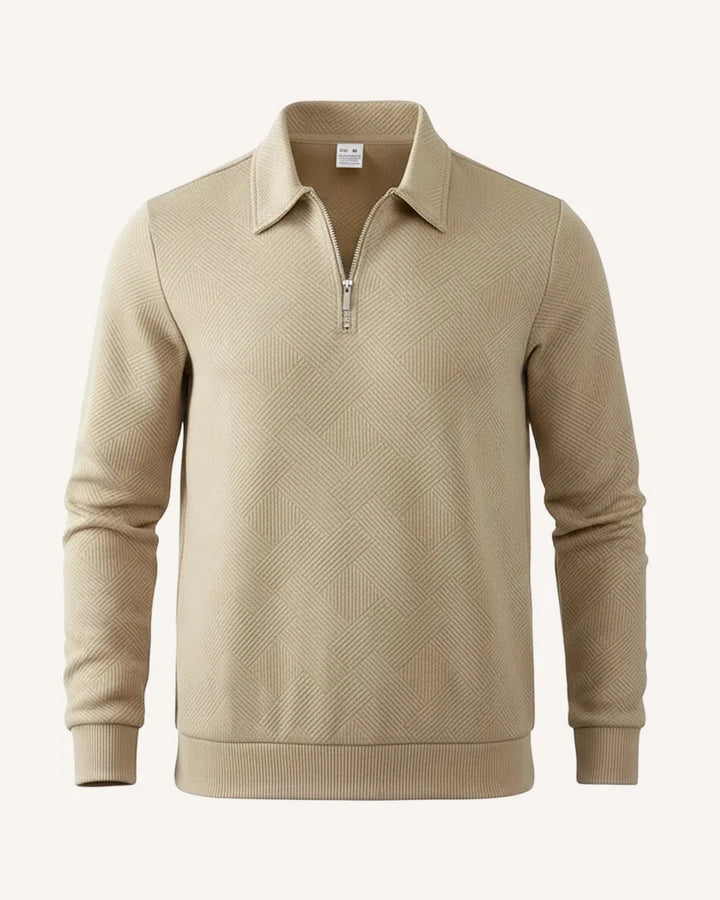 Jersey de hombre con cuello polo y cremallera - Gauthier