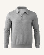 Jersey de hombre con cuello polo y cremallera - Gauthier