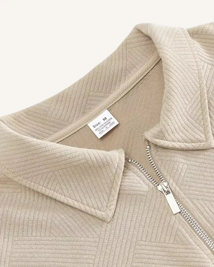 Jersey de hombre con cuello polo y cremallera - Gauthier
