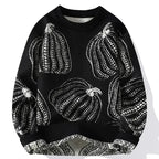 Jersey de punto con estampado de calabazas - Gino