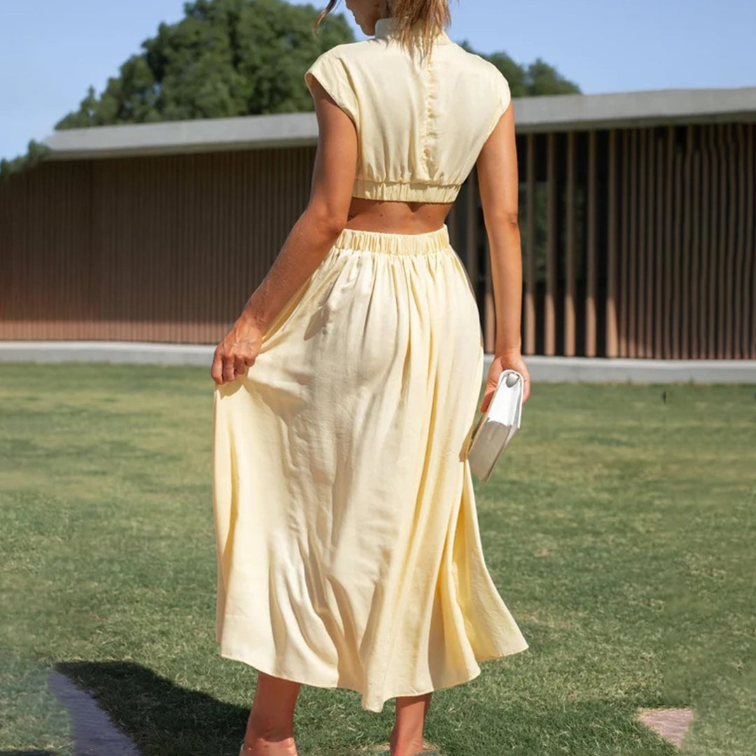 Beatrix - Elegante vestido sin mangas