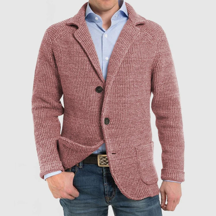 Elegante cárdigan de hombre para los negocios y el ocio