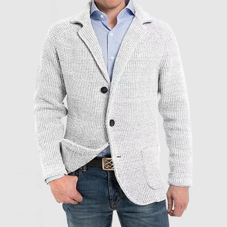 Elegante cárdigan de hombre para los negocios y el ocio