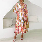 Juliette - Maxivestido bohemio con escote en V