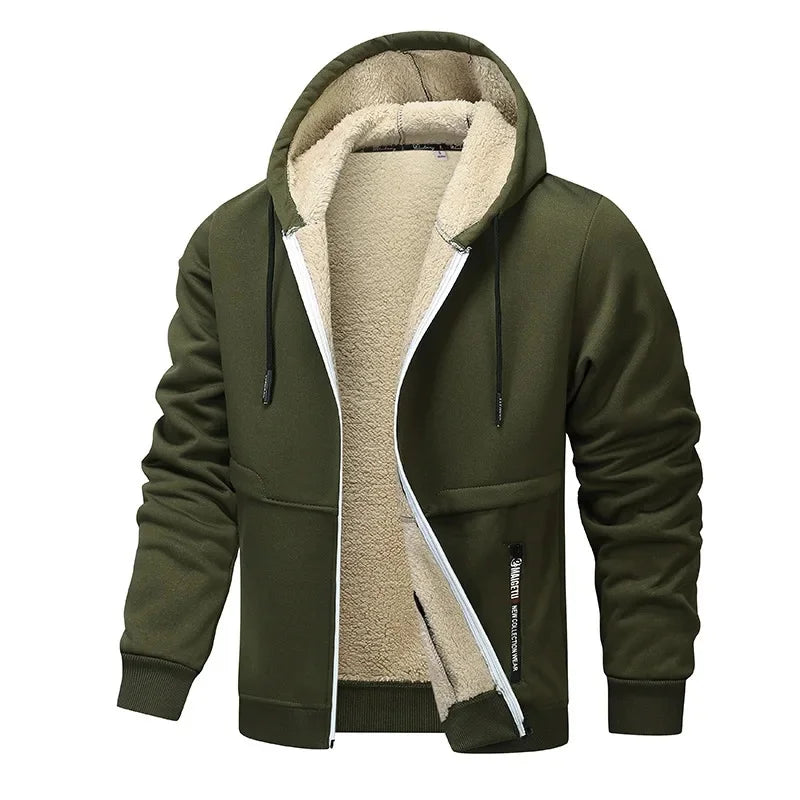 Chaqueta de tejido para hombre interior afelpado - Stu