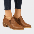 Zapatos oxford veganos para mujer relieve geométrico - Marcy