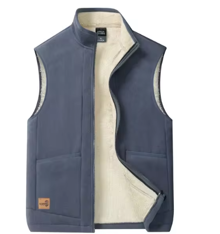 Chaleco forrado de invierno para hombre