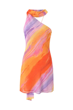 Kata - Vestido corto Tie-dye Halter