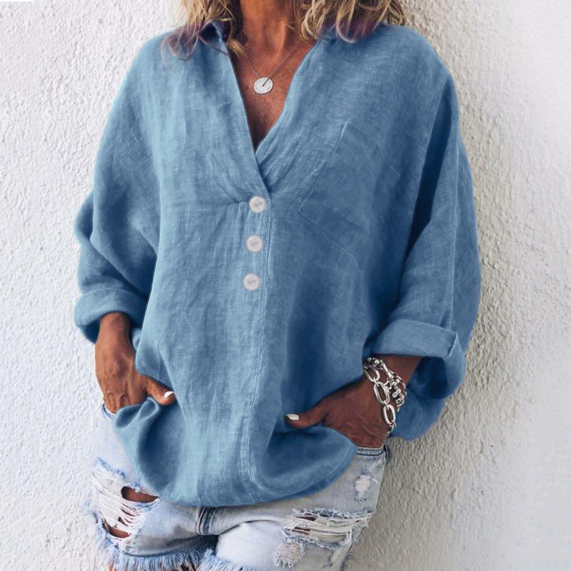Maya - Elegante camisa de lino