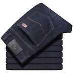 Pantalón vaquero hombre mezclilla elástica estilo recto - Bruno