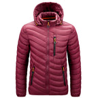 Chaqueta acolchada ligera para hombre con capucha - Sverre