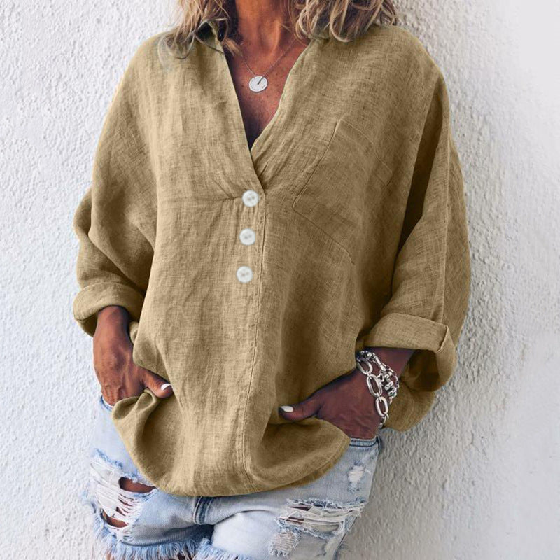 Maya - Elegante camisa de lino