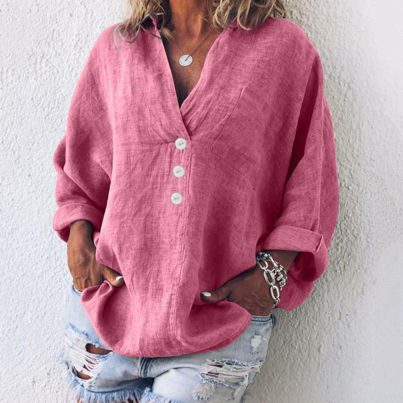 Maya - Elegante camisa de lino