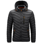 Chaqueta acolchada ligera para hombre con capucha - Sverre