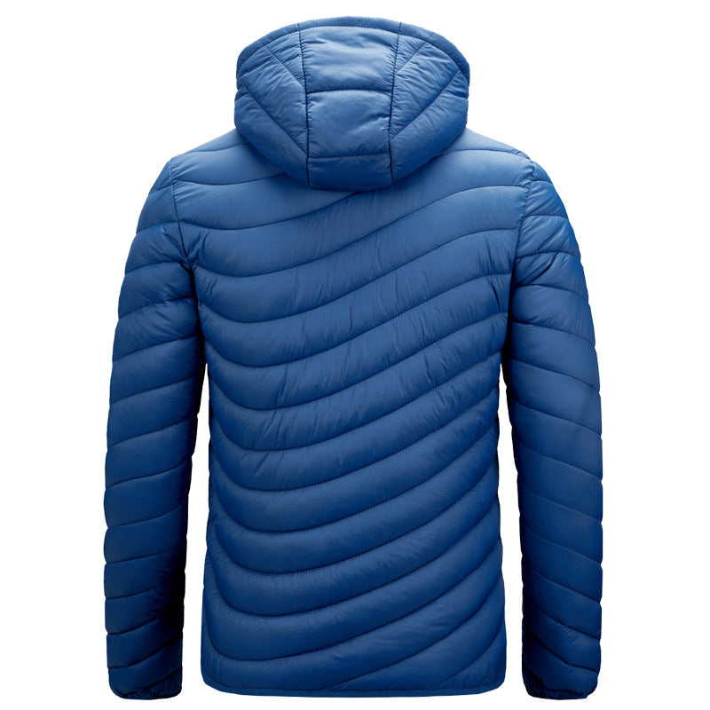 Chaqueta acolchada ligera para hombre con capucha - Sverre