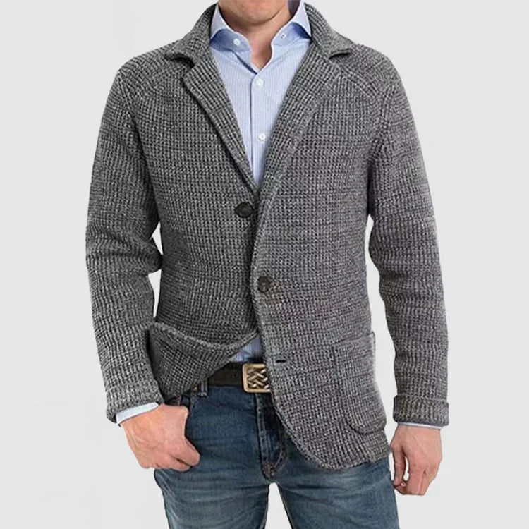 Elegante cárdigan de hombre para los negocios y el ocio