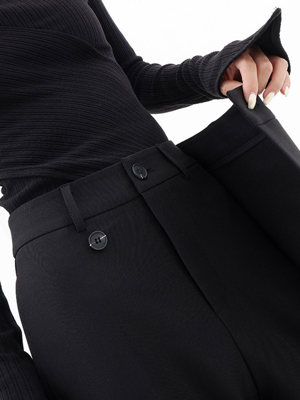 Pantalón para mujer de pierna ancha con cintura estructurada - Arleth