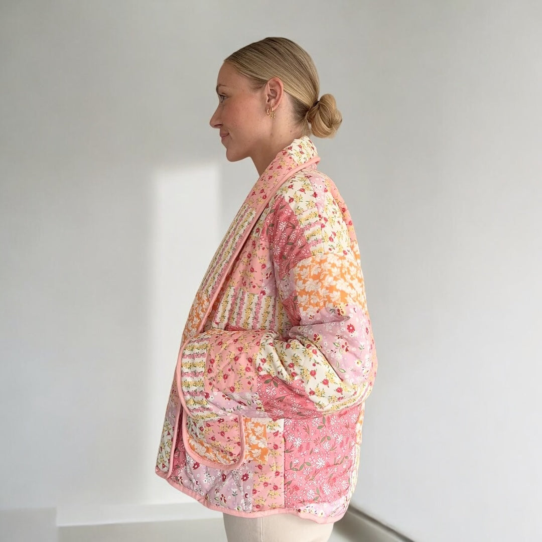 Chaqueta acolchada para mujer floral - Eirlys