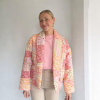 Chaqueta acolchada para mujer floral - Eirlys