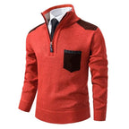 Sueter de punto hombre con media cremallera - Lennart
