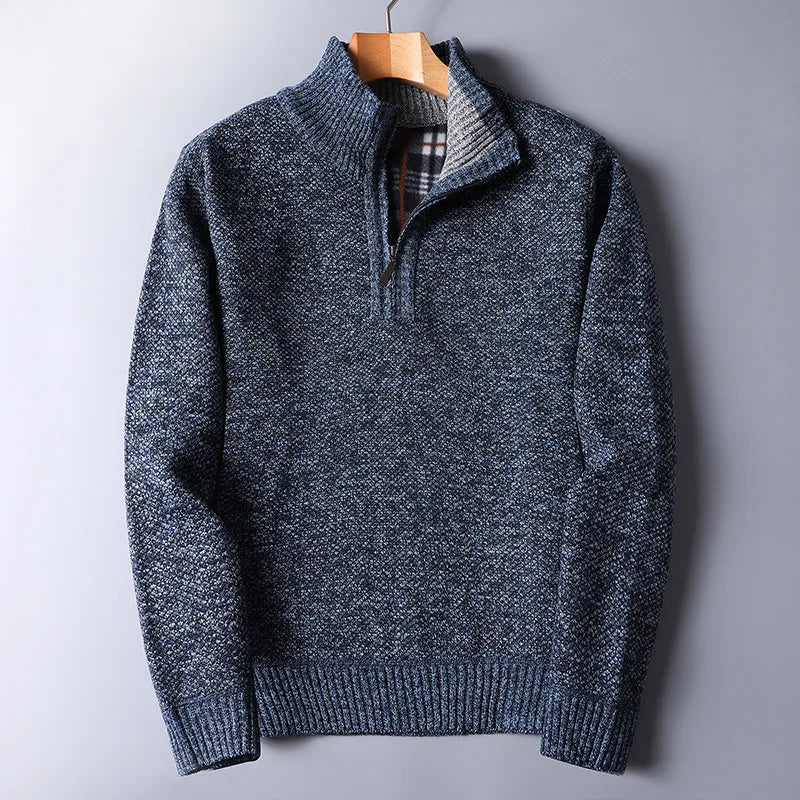 Sueter de lana para hombre con cremallera - Darven