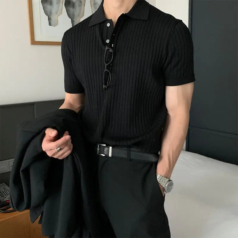 Camisa de manga corta para hombre - Look clásico