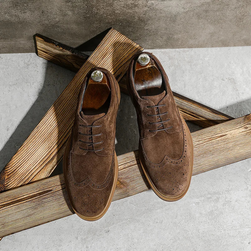 Zapatos vintage con diseño clasico para hombre - Vorotir