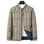 Chaqueta acolchada ligera para hombre en beige - Noud