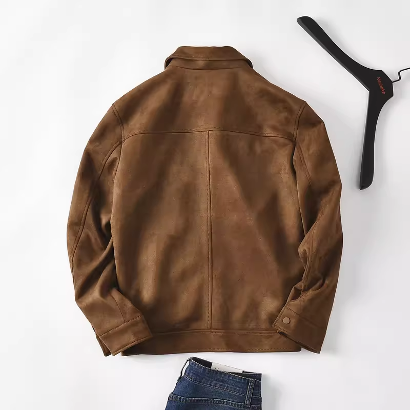 Chaqueta para hombre efecto ante - Leven