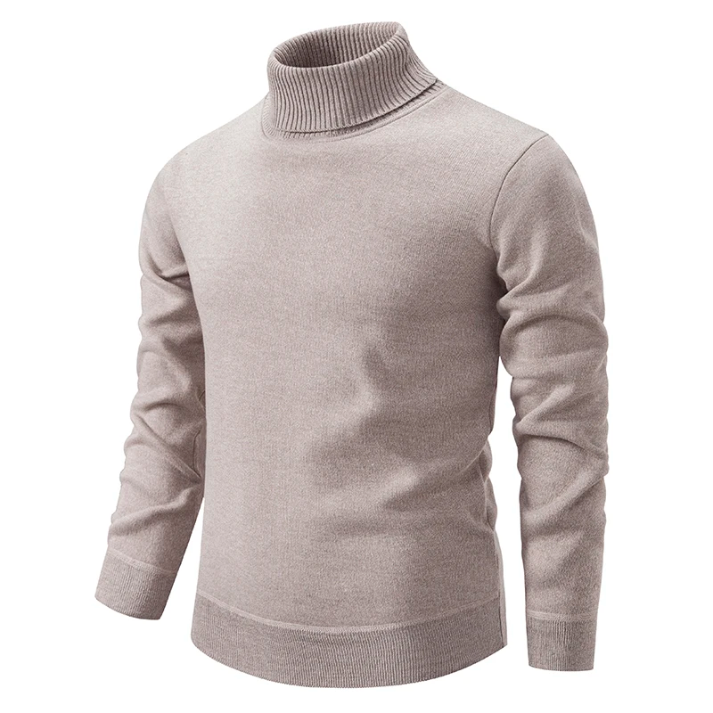 Suéter para hombre cuello alto punto suave - Idris