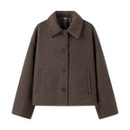 Chaqueta soft cuello alto - Irvène