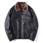Chaqueta para hombre con cuello de lana - Romain