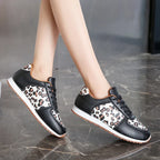 Sneaker Panel Leopardo - Lana