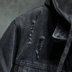 Chaqueta vaquera para hombre con capucha moderna - Elrick