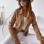 Elegante chaqueta de ante para mujer - Bertha