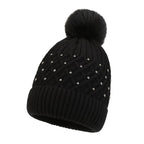 Gorro tejido para mujer con pompón - Kiremo