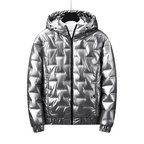 Chaqueta acolchada con capucha para hombre - Luuk