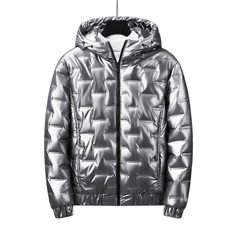 Chaqueta acolchada con capucha para hombre - Luuk