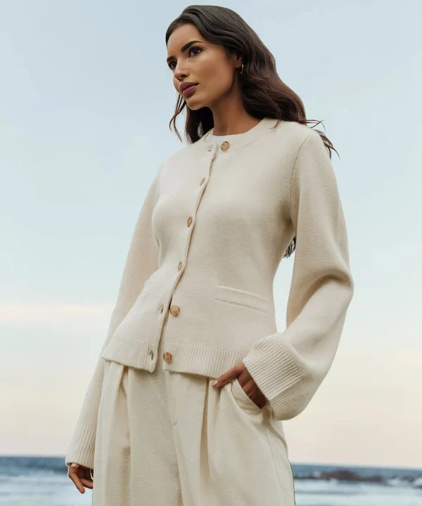 Lottie - Cárdigan casual de punto para mujer