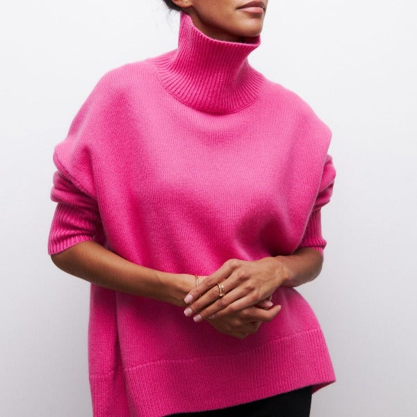 Suéter de cuello alto para mujer - Lara